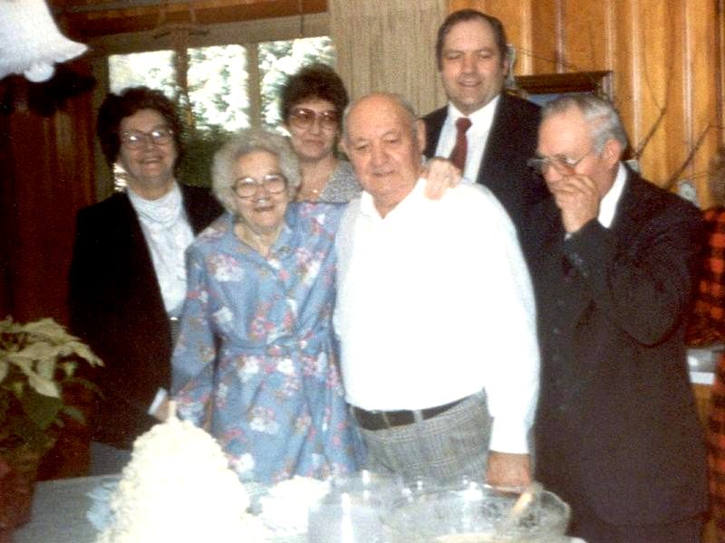 Carolina and Ernest celebrate their 60th Anniversary, December 24, 1984